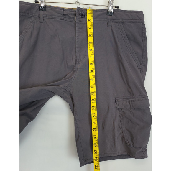 Weatherproof Cargo Utility Shorts Zip Pockets Men 36 Gray Techwear Normcore - Picture 4 of 11